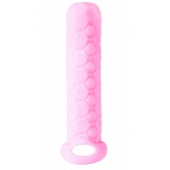 Розовый фаллоудлинитель Homme Long - 13,5 см. - Lola Games - в Прокопьевске купить с доставкой