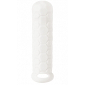 Белый фаллоудлинитель Homme Long - 15,5 см. - Lola Games - в Прокопьевске купить с доставкой