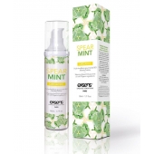Разогревающее массажное масло Gourmet Spearmint Organic с органическими ингредиентами - 50 мл. - Exsens - купить с доставкой в Прокопьевске