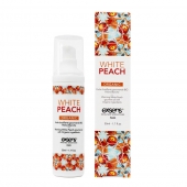 Разогревающее массажное масло Gourmet White Peach Organic с органическими ингредиентами - 50 мл. - Exsens - купить с доставкой в Прокопьевске