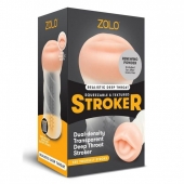 Мастурбатор-ротик ZOLO DEEP THROAT - Zolo - в Прокопьевске купить с доставкой