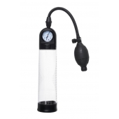 Прозрачная механическая помпа Roald с манометром - Sexus - в Прокопьевске купить с доставкой