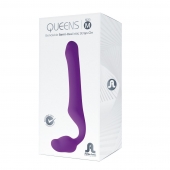 Лиловый безремневой страпон Queens M - Adrien Lastic - купить с доставкой в Прокопьевске