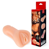 Телесный реалистичный мастурбатор в виде вагины - Bior toys - в Прокопьевске купить с доставкой