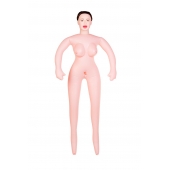 Надувная секс-кукла брюнетка с реалистичной головой - ToyFa - в Прокопьевске купить с доставкой