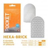 Карманный мастурбатор HEXA-BRICK - Tenga - в Прокопьевске купить с доставкой