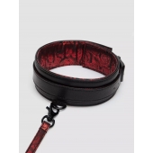 Стильный ошейник с поводком Reversible Faux Leather Collar and Lead - Fifty Shades of Grey - купить с доставкой в Прокопьевске