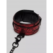 Красно-черные оковы Reversible Faux Leather Ankle Cuffs - Fifty Shades of Grey - купить с доставкой в Прокопьевске