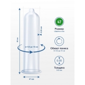 Презервативы MY.SIZE размер 47 - 10 шт. - My.Size - купить с доставкой в Прокопьевске