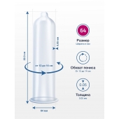 Презервативы MY.SIZE размер 64 - 10 шт. - My.Size - купить с доставкой в Прокопьевске