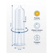 Презервативы MY.SIZE размер 53 - 3 шт. - My.Size - купить с доставкой в Прокопьевске