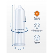 Презервативы MY.SIZE размер 57 - 3 шт. - My.Size - купить с доставкой в Прокопьевске