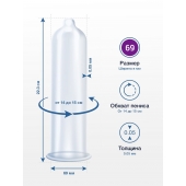 Презервативы MY.SIZE размер 69 - 3 шт. - My.Size - купить с доставкой в Прокопьевске