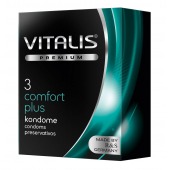 Контурные презервативы VITALIS PREMIUM comfort plus - 3 шт. - Vitalis - купить с доставкой в Прокопьевске
