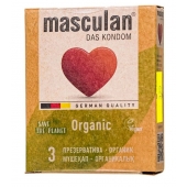 Экологически чистые презервативы Masculan Organic - 3 шт. - Masculan - купить с доставкой в Прокопьевске
