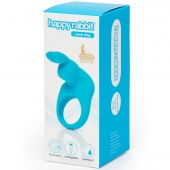 Голубое эрекционное виброкольцо Happy Rabbit Rechargeable Rabbit Cock Ring - Happy Rabbit - в Прокопьевске купить с доставкой
