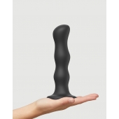 Черная насадка Strap-On-Me Dildo Geisha Balls size XL - Strap-on-me - купить с доставкой в Прокопьевске