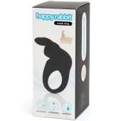 Черное эрекционное виброкольцо Happy Rabbit Rechargeable Rabbit Cock Ring - Happy Rabbit - в Прокопьевске купить с доставкой