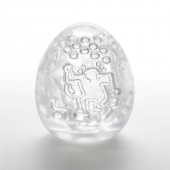 Мастурбатор-яйцо Keith Haring EGG DANCE - Tenga - в Прокопьевске купить с доставкой