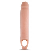 Телесная насадка на пенис 11.5 Inch Cock Sheath Penis Extender - 29,2 см. - Blush Novelties - в Прокопьевске купить с доставкой