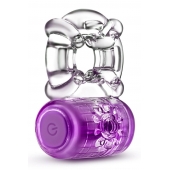 Фиолетовое эрекционное виброкольцо One Night Stand Vibrating C-Ring - Blush Novelties - в Прокопьевске купить с доставкой