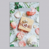 Полиэтиленовый пакет  Подарочек  с вырубной усиленной ручкой - 20 х 30 см. - Сима-Ленд - купить с доставкой в Прокопьевске