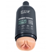 Телесный мастурбатор-вагина Shower Therapy Milk Me Honey - Pipedream - в Прокопьевске купить с доставкой