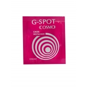 Стимулирующий интимный крем для женщин Cosmo G-spot - 2 гр. - Биоритм - купить с доставкой в Прокопьевске