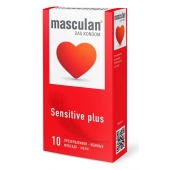 Презервативы Masculan Sensitive plus - 10 шт. - Masculan - купить с доставкой в Прокопьевске