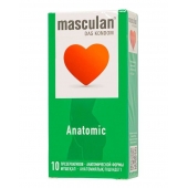 Презервативы анатомической формы Masculan Anatomic - 10 шт. - Masculan - купить с доставкой в Прокопьевске