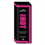 Гель для оральных ласк Oral Hot с согревающим эффектом - 15 гр. - HotFlowers - купить с доставкой в Прокопьевске