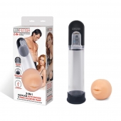 Автоматическая вакуумная помпа-мастурбатор Blowjob Auto Sucker Penis Enlarger Pump - Lux Fetish - в Прокопьевске купить с доставкой