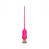 Розовый тонкий стимулятор Nipple Vibrator - 23 см. - I-MOON - купить с доставкой в Прокопьевске