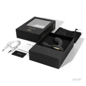 Чёрный перезаряжаемый стимулятор простаты Bruno Black - Lelo - в Прокопьевске купить с доставкой