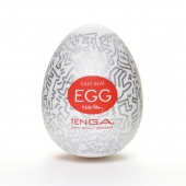 Мастурбатор-яйцо Keith Haring EGG PARTY - Tenga - в Прокопьевске купить с доставкой