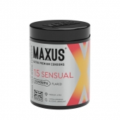 Анатомические презервативы MAXUS Sensual - 15 шт. - Maxus - купить с доставкой в Прокопьевске
