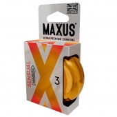 Презервативы анатомической формы Maxus Sensual - 3 шт. - Maxus - купить с доставкой в Прокопьевске