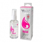 Возбуждающая силиконовая вагинальная смазка Yes Heat - 50 мл. - Sitabella - купить с доставкой в Прокопьевске