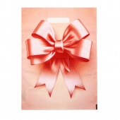 Пакет с принтом в виде банта с вырубной ручкой (30х40 см) - Сима-Ленд - купить с доставкой в Прокопьевске