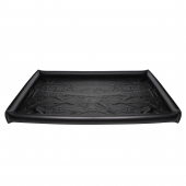 Черная виниловая простынь с надувными краями Nuru Inflatable Vinyl Massage Sheet - XR Brands - купить с доставкой в Прокопьевске