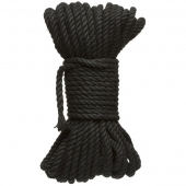 Черная верёвка для связывания и фиксации Bind Tie - 15,24 м. - Doc Johnson - купить с доставкой в Прокопьевске