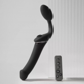 Черный безремневой вибрострапон Strap-On-Me Multi Orgasm Size XL - Strap-on-me купить в Прокопьевске с доставкой в Orgasmix.ru Черный безремневой вибрострапон Strap-On-Me Multi Orgasm Size XL - Strap-on-me - купить с доставкой в Прокопьевске