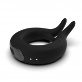 Черное эрекционное кольцо Marry Me Rechargeable Vibrating Cockring - Adrien Lastic - в Прокопьевске купить с доставкой