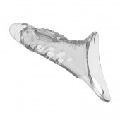 Прозрачная насадка на пенис - 22 см. - Baile - в Прокопьевске купить с доставкой