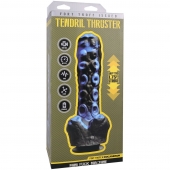 Черно-синяя мини-машина на присоске Tendril Thruster - 21,6 см. - Doc Johnson - купить с доставкой в Прокопьевске