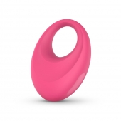 Розовое интерактивное эрекционное виброкольцо Leo - Easy toys - в Прокопьевске купить с доставкой