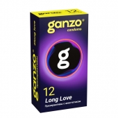 Презервативы с анестетиком для продления удовольствия Ganzo Long Love - 12 шт. - Ganzo - купить с доставкой в Прокопьевске