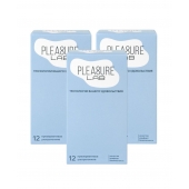 Набор из 3 упаковок ультратонких презервативов Pleasure Lab (по 12 шт.) - Pleasure Lab - купить с доставкой в Прокопьевске