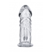 Прозрачная насадка на пенис Uco - 13 см. - A-toys - в Прокопьевске купить с доставкой