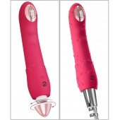 Малиновая насадка на душ с вибрацией Showers to orgasm - 20,1 см. - Orion - купить с доставкой в Прокопьевске